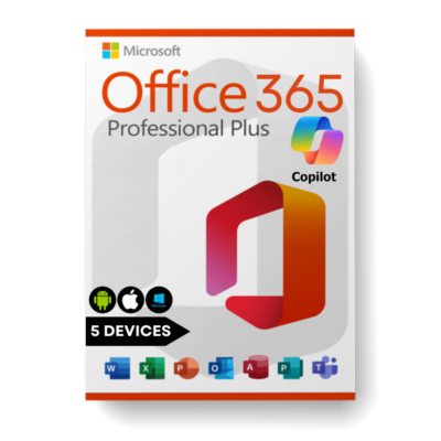 Office 365 Professional Plus – 5 Devices PC/MAC/Mobile Lifetime Subscription